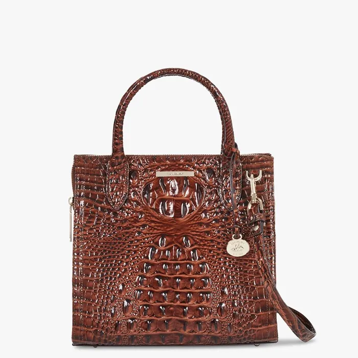 Brahmin Satchels Small Caroline Pecan Melbourne 8211 Women Brahmin Satchels Small Caroline Pecan Melbourne 8211 Women