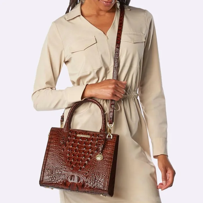 Brahmin Satchels Small Caroline Pecan Melbourne 8211 Women Brahmin Satchels Small Caroline Pecan Melbourne 8211 Women