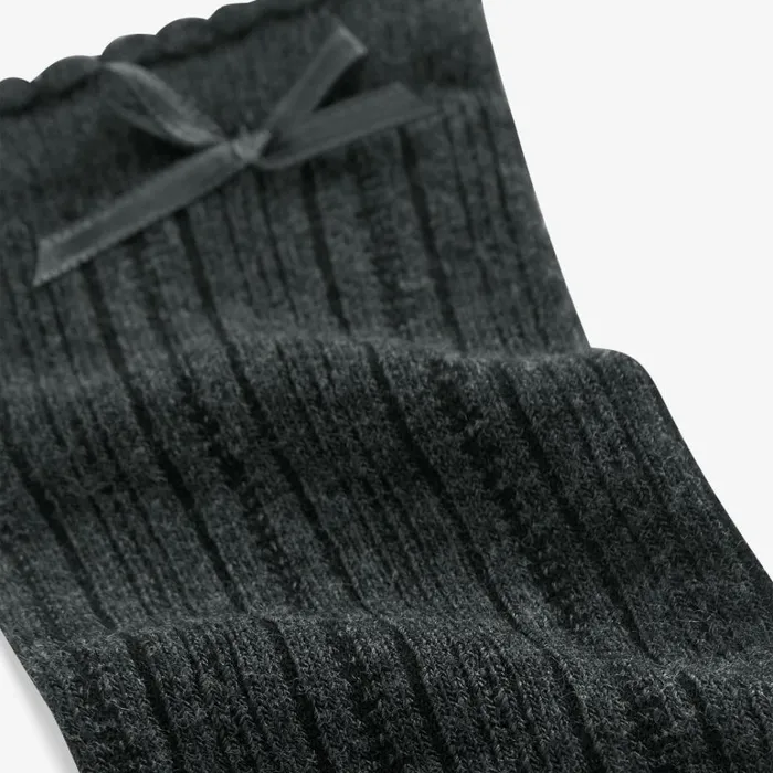 Clarks Knee High Socks 2 Pack Junior Size 465 Grey Socks Grey Kids Socks and Tights