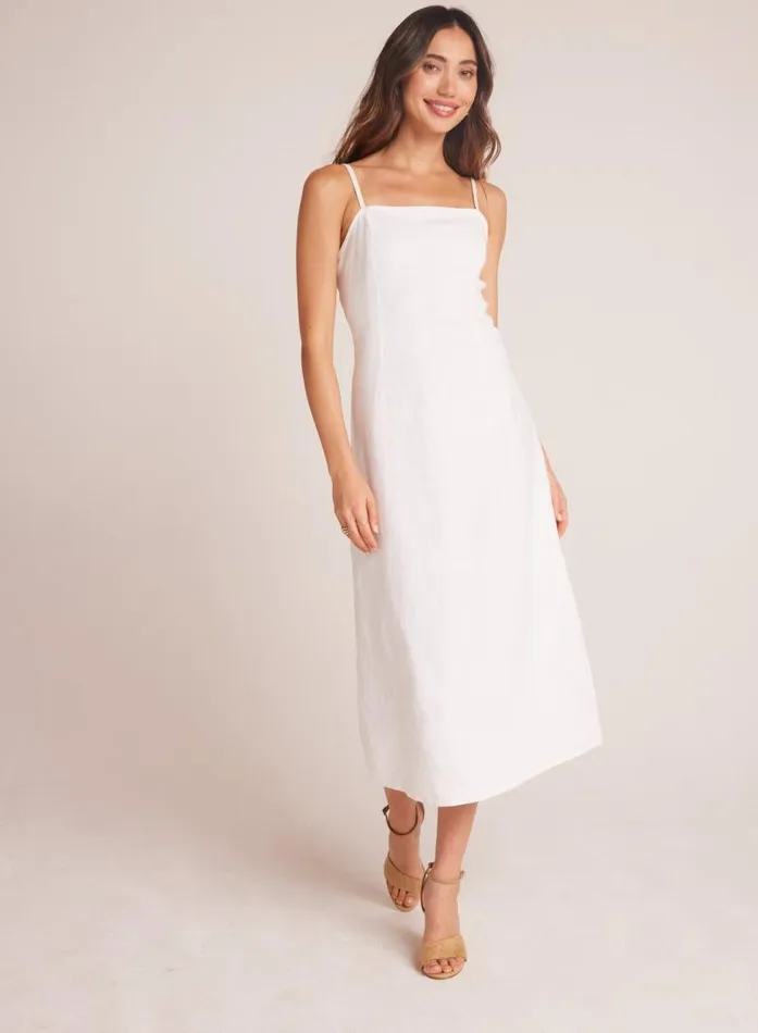 Fitted Cami Midi Dress 8211 White Women Bella Dahl Midi Dresses