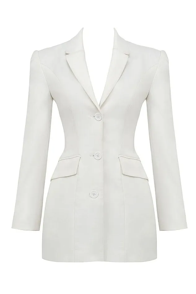 Women Amia White Blazer Mini Dress House Of CB Dresses