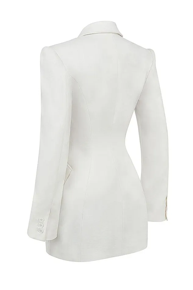 Women Amia White Blazer Mini Dress House Of CB Dresses