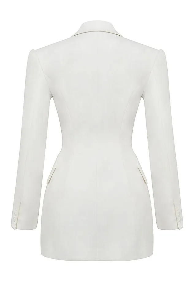 Women Amia White Blazer Mini Dress House Of CB Dresses