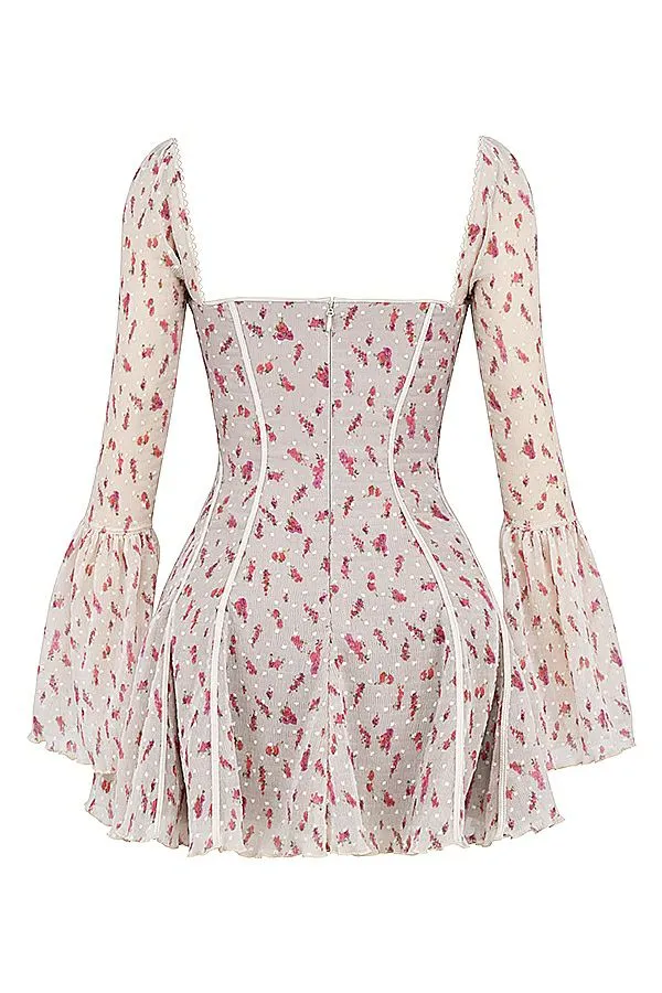 Women Analissa Vintage Cream Rose Print Corset Mini Dress House Of CB Dresses Women Analissa Vintage Cream Rose Print Corset Mini Dress House Of CB Dresses