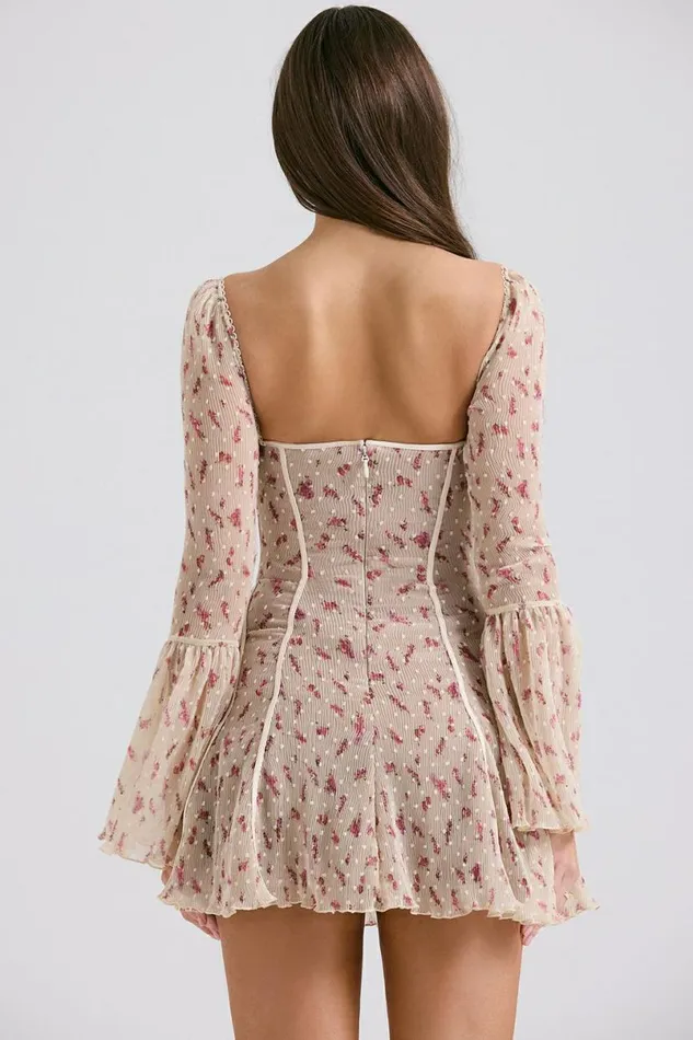 Women Analissa Vintage Cream Rose Print Corset Mini Dress House Of CB Dresses Women Analissa Vintage Cream Rose Print Corset Mini Dress House Of CB Dresses
