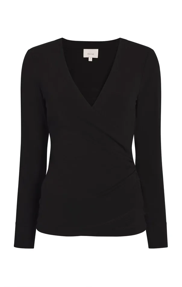Women Cinq Sept Tops Lina Top Black