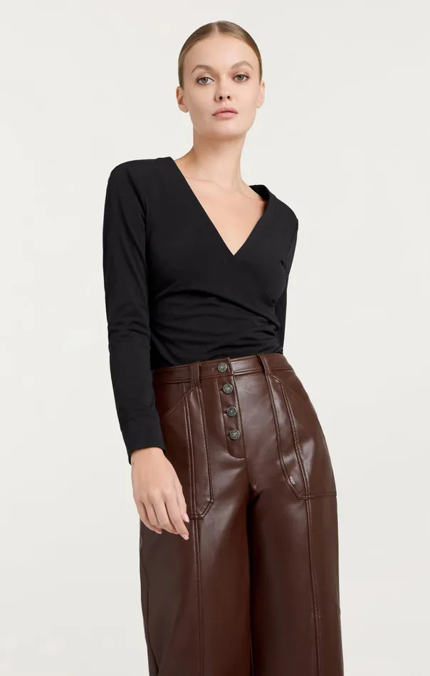 Women Cinq Sept Tops Lina Top Black