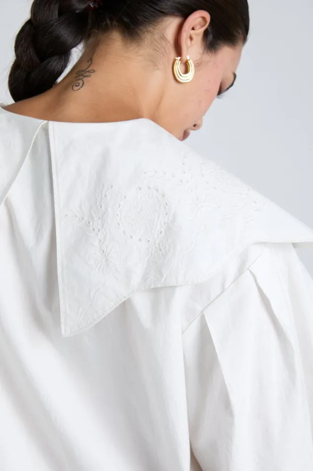 Women Occasion Wear Damson Madder Romeo Blouse 8211 White