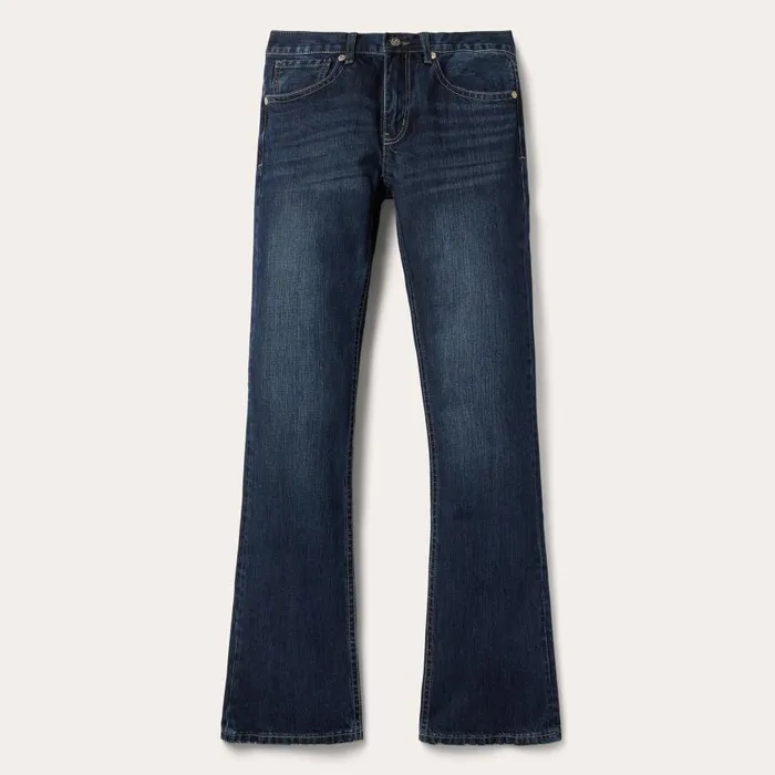 1014 Rocker Fit Jean Blue Men Stetson Boot Cut