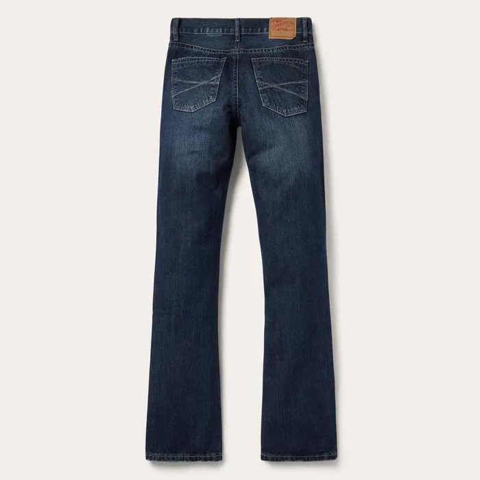 1014 Rocker Fit Jean Blue Men Stetson Boot Cut