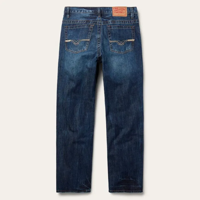 1520 Standard Straight Leg Jean Blue Men Stetson Boot Cut