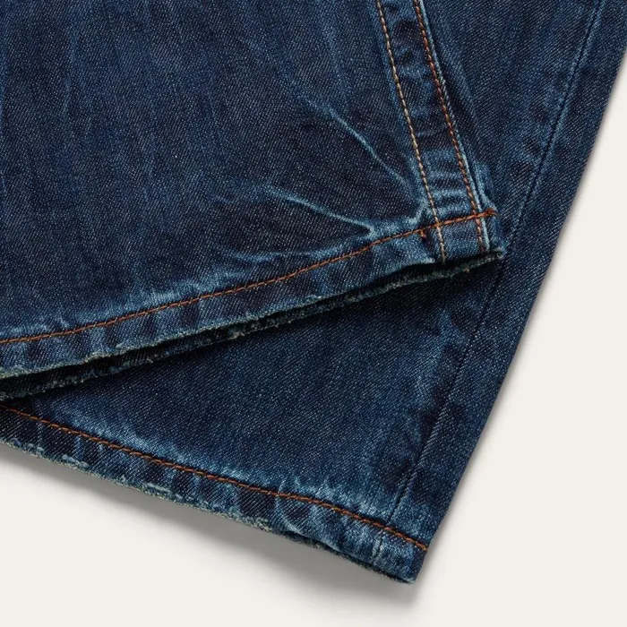 1520 Standard Straight Leg Jean Blue Men Stetson Boot Cut