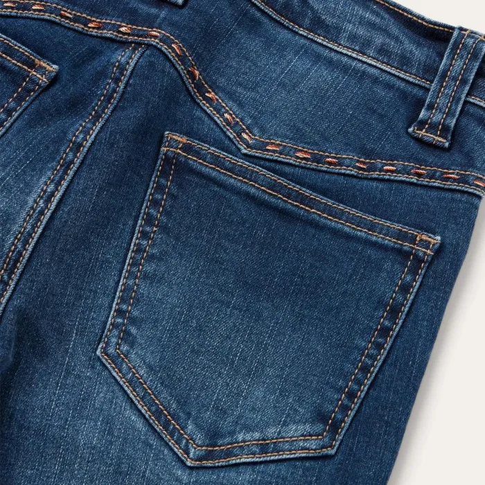 921 High Rise Flare Jeans Blue Women Stetson Denim