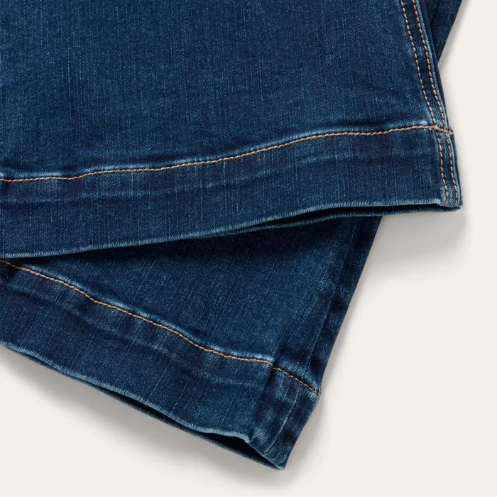 921 High Rise Flare Jeans Blue Women Stetson Denim