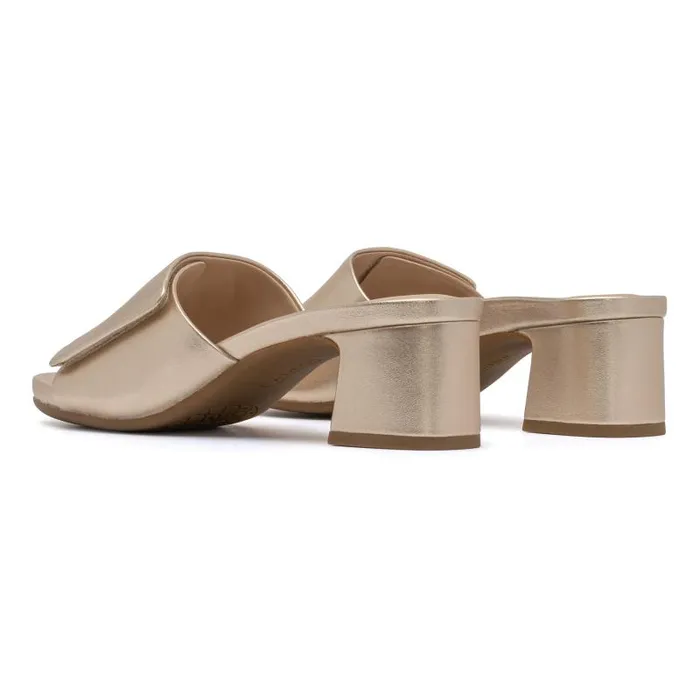 ABEO Avenue Slide Gold Womens Abeo Sandals