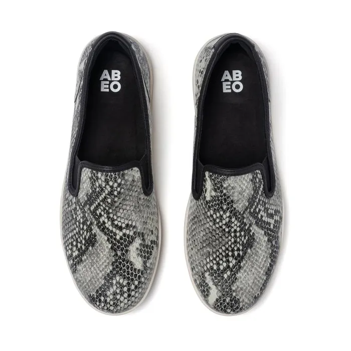 ABEO Encore Slip On Metatarsal Animal Print Womens Abeo Sneakers
