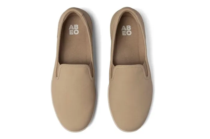 ABEO Encore Slip On Metatarsal Tan Womens Abeo Sneakers
