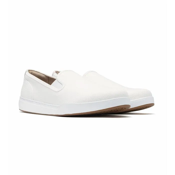 ABEO Encore Slip On Metatarsal White Womens Abeo Casual Shoes