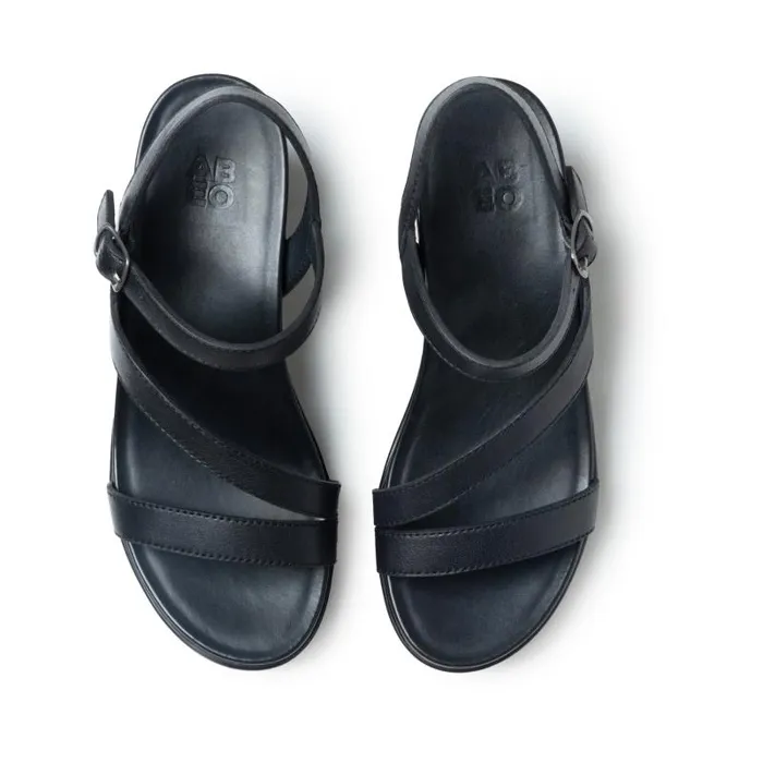 ABEO Flora Black Womens Abeo Sandals