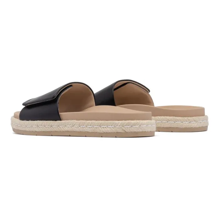 ABEO Isle Slide Black Womens Abeo Sandals