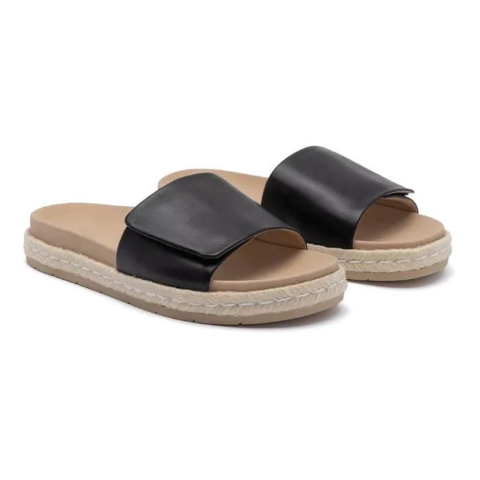ABEO Isle Slide Black Womens Abeo Sandals
