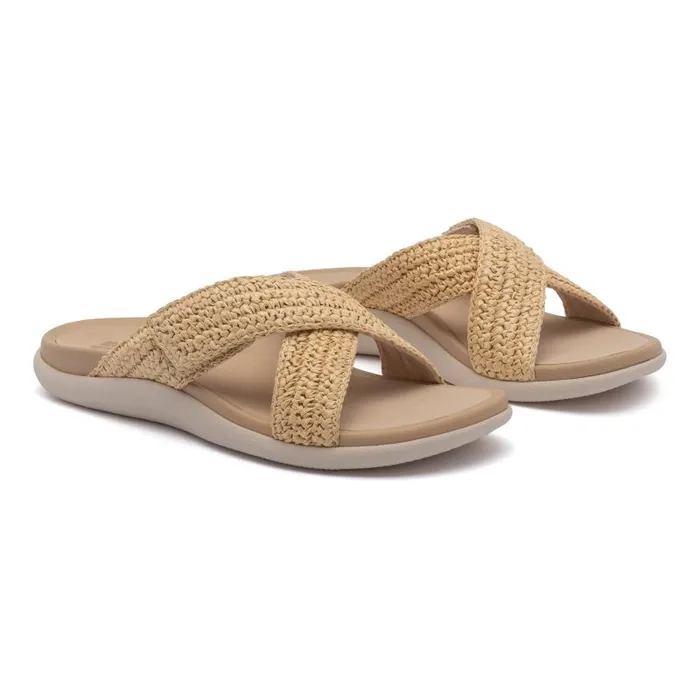 ABEO Laguna Slide Beige Womens Abeo Sandals