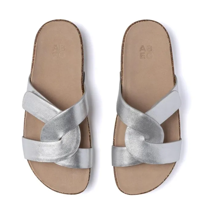 ABEO Lanai Slide Metatarsal Grey Womens Abeo Sandals