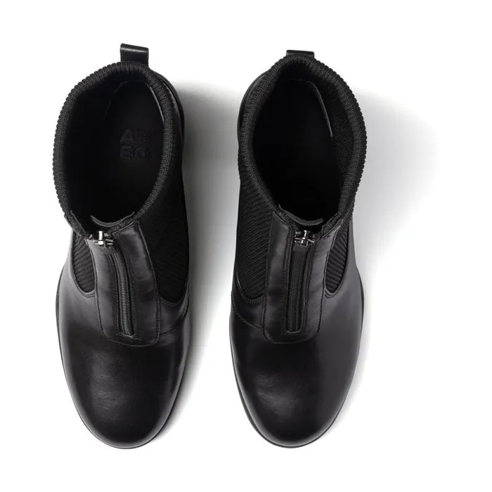 ABEO Metropolis Zip Metatarsal Black Womens Abeo Boots