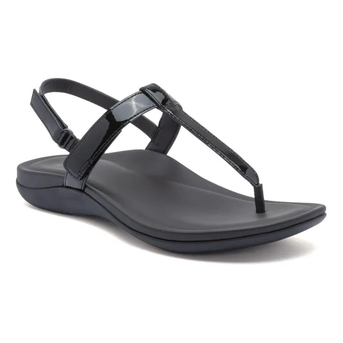 ABEO Oasis T Strap Black Womens Abeo Sandals
