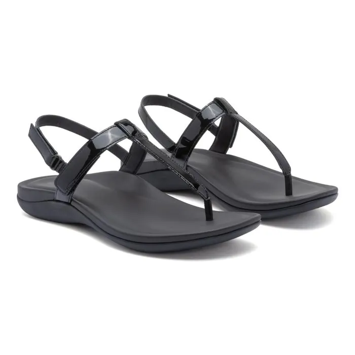 ABEO Oasis T Strap Black Womens Abeo Sandals