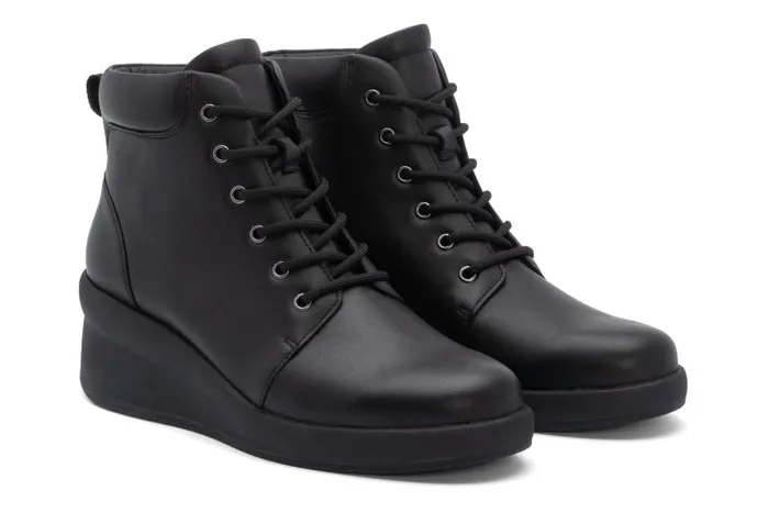ABEO Passage Lace Up Metatarsal Black Womens Abeo Boots