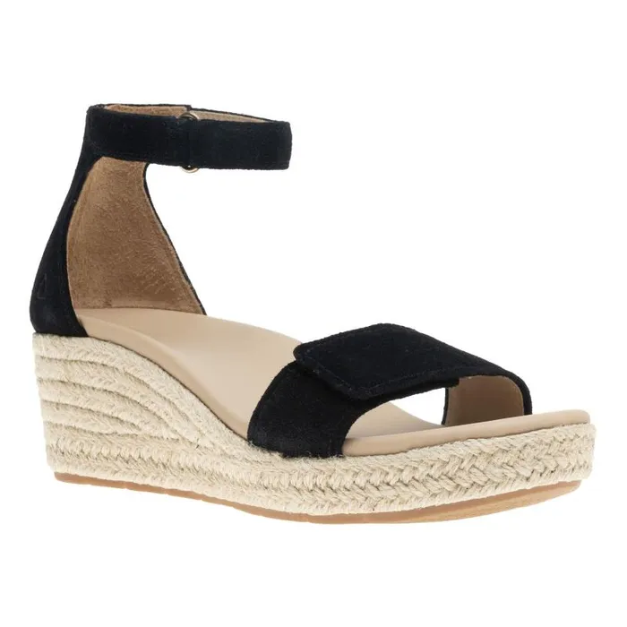 ABEO Riviera Ankle Sandal Black Womens Abeo Sandals