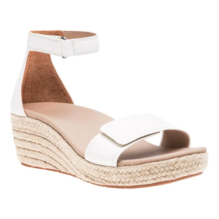 ABEO Riviera Ankle Sandal Metatarsal White Womens Abeo Sandals