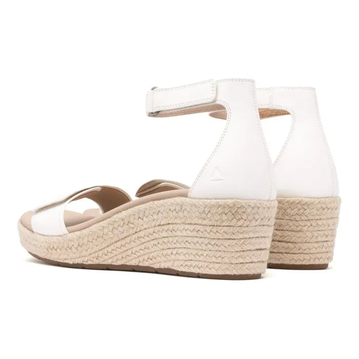 ABEO Riviera Ankle Sandal Metatarsal White Womens Abeo Sandals