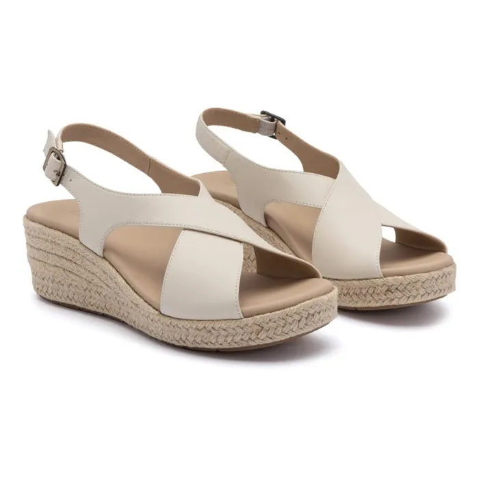 ABEO Riviera Cross White Womens Abeo Sandals
