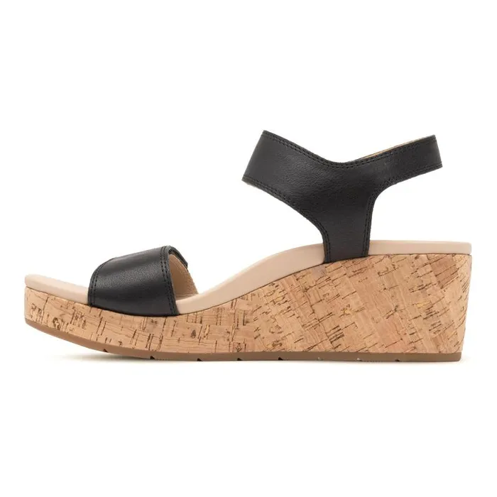 ABEO Riviera Strap Sandal Metatarsal Black Womens Abeo Sandals