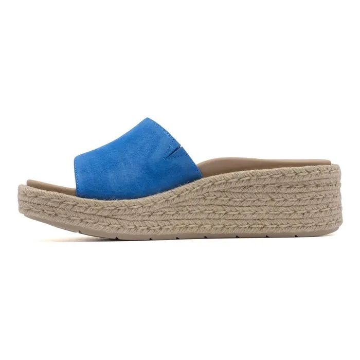 ABEO Solstice Slide Blue Womens Abeo Sandals