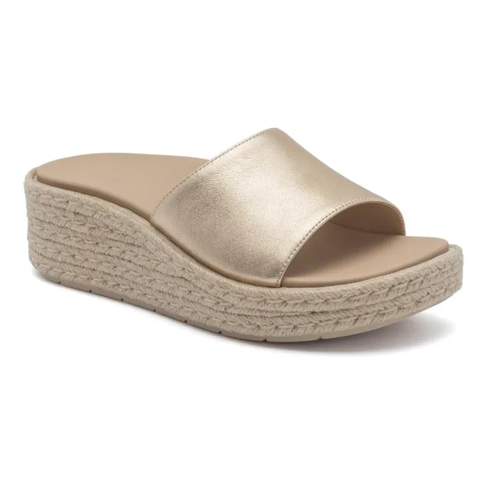 ABEO Solstice Slide Metatarsal Gold Womens Abeo Sandals
