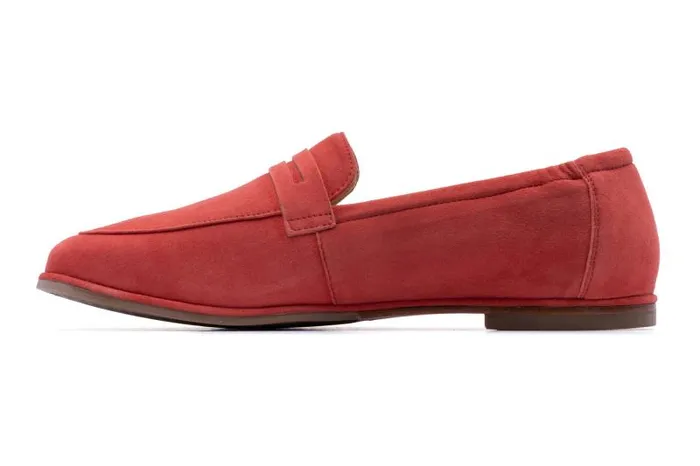 ABEO Strada Loafer Metatarsal Red Womens Abeo Dress