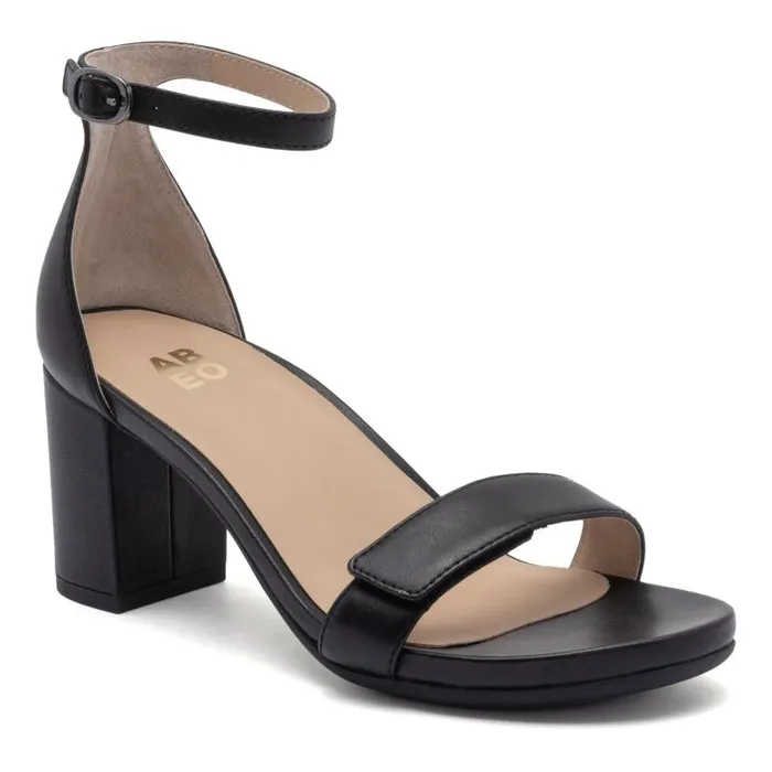 ABEO Tempo Strap Metatarsal Black Womens Abeo Sandals