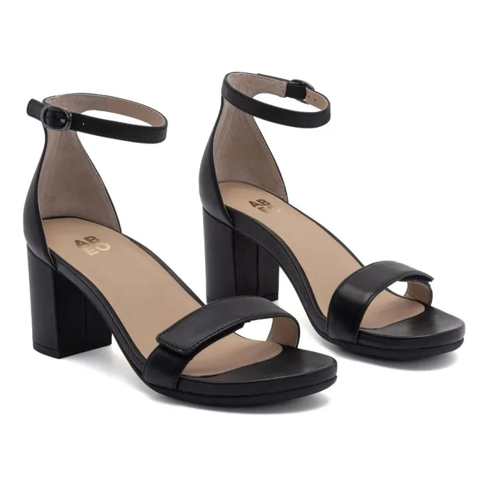 ABEO Tempo Strap Metatarsal Black Womens Abeo Sandals