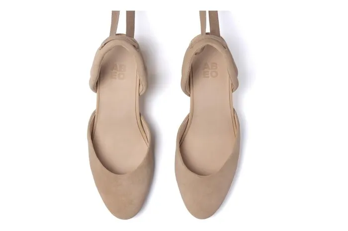 ABEO Veranda Espadrille Lace Metatarsal Beige Womens Abeo Dress