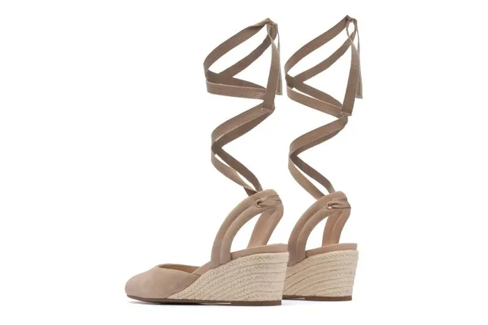 ABEO Veranda Espadrille Lace Metatarsal Beige Womens Abeo Dress