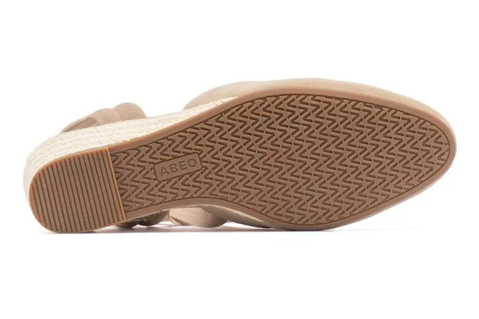 ABEO Veranda Espadrille Lace Metatarsal Beige Womens Abeo Dress