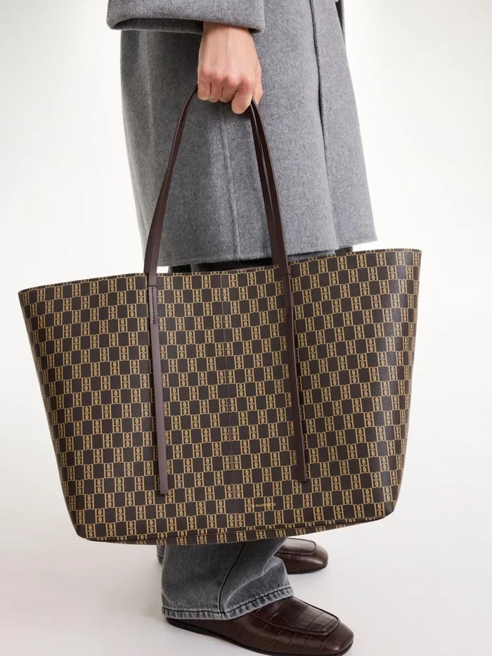 Abi Monogram Tote Bag Shale Women By Malene Birger Bags