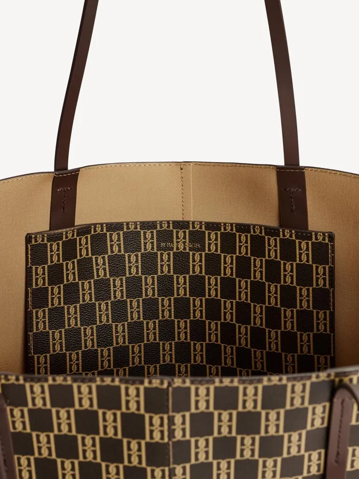 Abi Monogram Tote Bag Shale Women By Malene Birger Bags