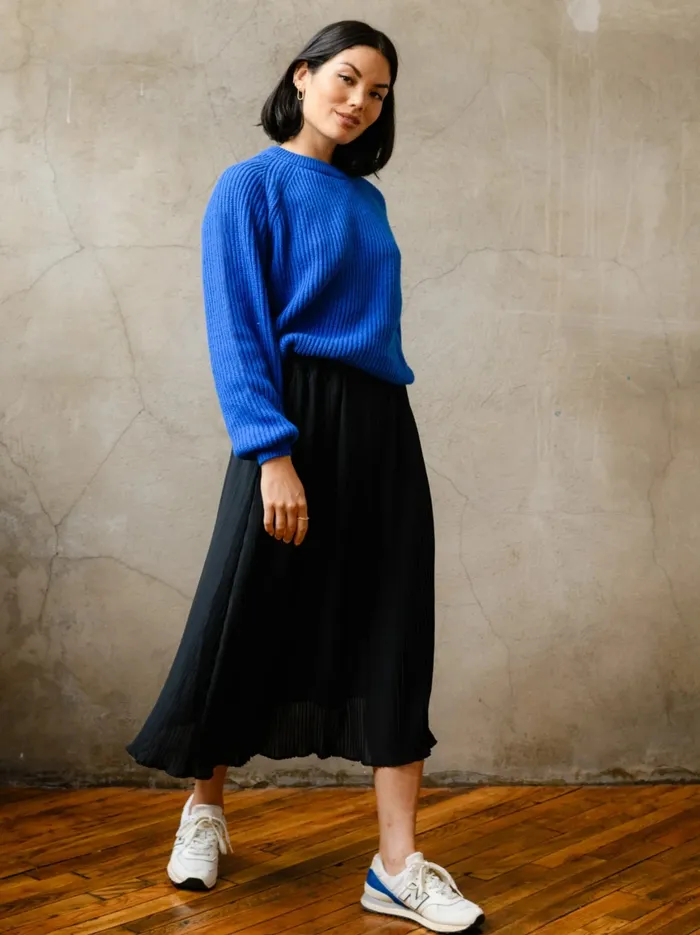 Able Skirts Women Bessie Pleated Skirt Black
