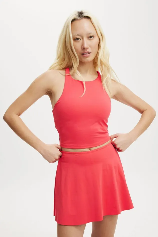 Active Full Circle Skirt Frenchie Red Women Cotton On Skirts