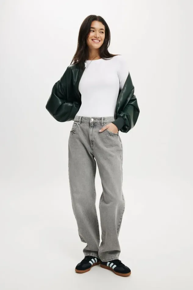 All Day Crew Long Sleeve White Women Cotton On Tops All Day Crew Long Sleeve White Women Cotton On Tops