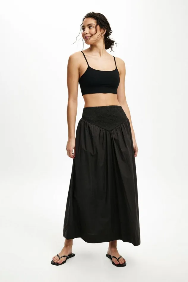 All Day Micro Crop Cami Black Women Cotton On Tops